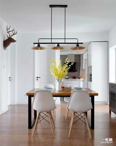 十堰装修 90平北欧风小三房,舒适清爽,让人感到温馨有爱