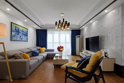 十堰吉诚装饰 118㎡现代简约风三居室,电视背景墙这样做好大气