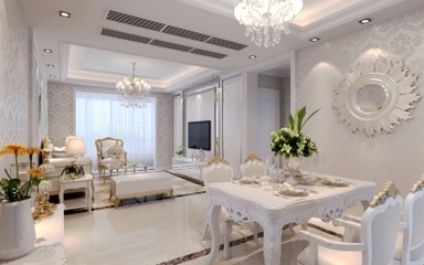 万达华府2居室83.00平米装修效果图 打造时尚舒适家居空间